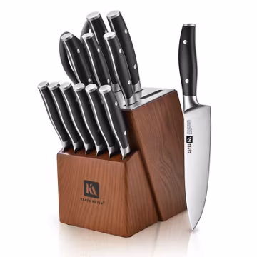Klaus Meyer Arcelor Exclusive High-Quality German Steel 14 Piece Knife Block Set