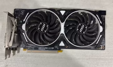 MSI Armor RX 580 OC Twin Fan 8GB GDDR5 PCIe 3.0 Video Card v1.4 DP/HDMI/DVI-D