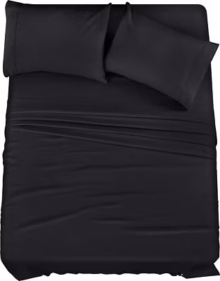 Soft Brushed Microfiber 4 Piece Bed Sheet Set with Pillow Cases Utopia Bedding