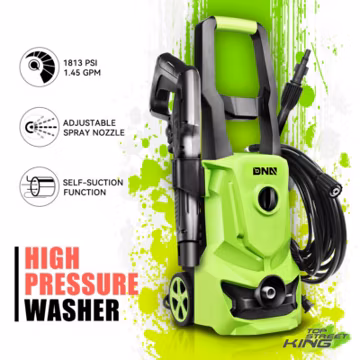 1813 PSI 1.45GPM High Pressure Power Washer Portable Electric Cleaner Machine