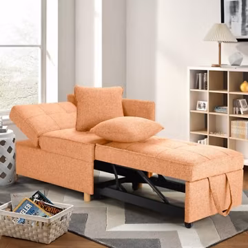 Folding Ottoman Sofa Bed Convertible Chair 4-in-1 Multi-Function Sleeper Sofa🌙