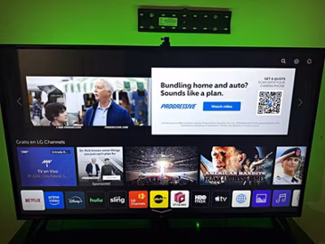 LG 55" LED Smart TV 1080p FHD Black w/ Remote HDMI USB Optical