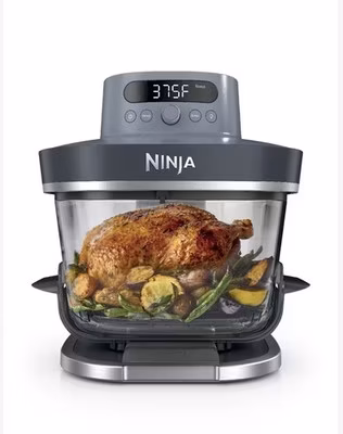New Ninja Crispi Pro 6-in-1 Glass Countertop Air Fryer 6 & 2.5 Quart - AS101CY