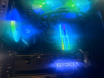 Custom/Whitebox Republic of Gamers Gaming Desktop Tower GeForce RTX RGB Black
