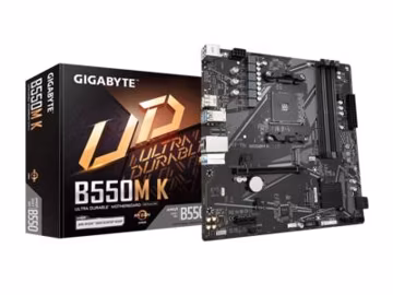 B550M K AM4 Micro-ATX Motherboard, DDR4, PCIe 4.0, Dual M.2, Ryzen 5000