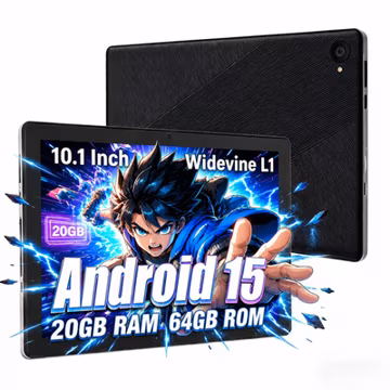 Tablet 10 inch Android 15 Tablet 20+64GB 1280x800 IPS Touchscreen 5000mAh 8-core