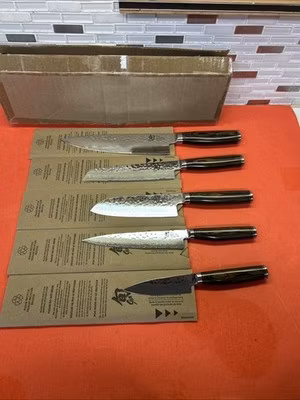 Shun Premier 5 Piece Knife Set