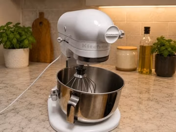 KitchenAid Heavy Duty 10 Speed Bowl Lift Stand Mixer KSM5PSWW White 5 QT Tested