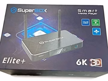 SuperBOX Elite Plus Smart Media Player Android 6K Ultra HD Streaming Box - New