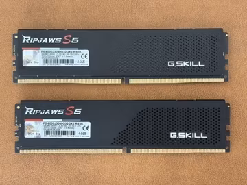 G.skill 64 GB, 32 GB x 2, Desktop Memory, DDR5-6000, F5-6000j3040G32GX2-RS5K