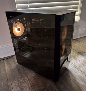 iBUYPOWER Slate MR Gaming Desktop PC Tower, Black, RGB Lighting