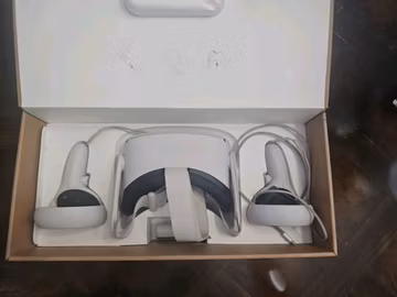 Meta Quest 2 Standalone VR Headset w/ Touch Controllers, White