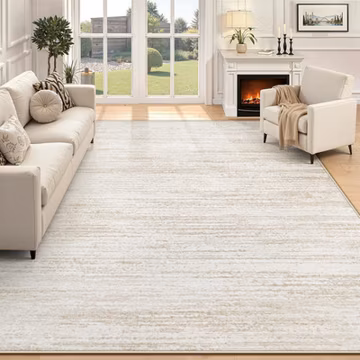 Area Rug 8X10 Living Room Rugs: Washable Modern Rug Large Non-Slip Soft Rugs Sta