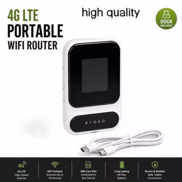 4G LTE WiFi Hotspot Router Portable Home Travel Internet Wireless Router