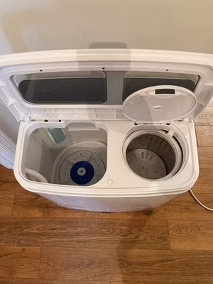 Portable Washing Machine, 16lbs Mini Small Laundry Washer Combo with Spin Dryer,