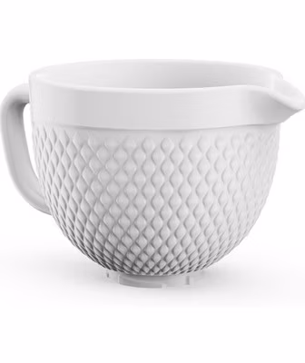 Ceramic Mixer Bowl For KitchenAid all 4.5-5 Quart Tilt-Head Stand Mixers No-box