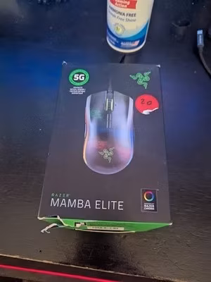 Razer RZ01-0256 Mamba Elite Tournament Wired Optical Gaming Mouse - Black