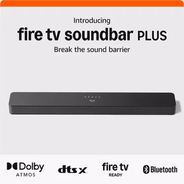 Amazon Fire TV Soundbar Plus Newest Model With built-in Subwoofer 3.1 Channel