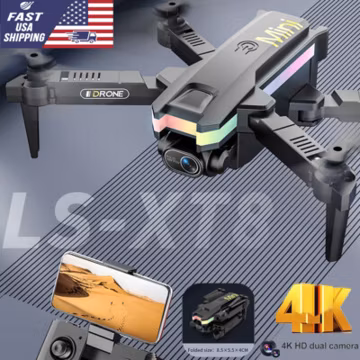 Remote Control XT8 RC Drones Pro 4K HD Dual Camera WIFI FPV Quadcopter Foldable