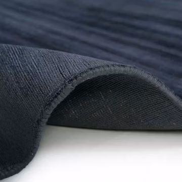 Black Modern Area Rug Non Slip Backing Floor Carpet Living Room Bedroom Decor