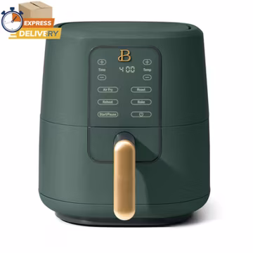 3 Qt Air Fryer with Turbocrisp Technology, Evergood Ceramic Nonstick 🎗🎯