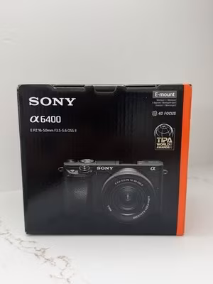 New Sony Alpha a6400 Mirrorless Camera Kit w/ 16-50mm Lens 4K ILCE6400KB