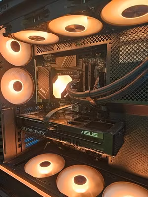NEW Gaming PC,12600KF,MSI Z790-P WiFi,32GB DDR5,1Tb SSD,5060 Ti,HS01 Case, RGB