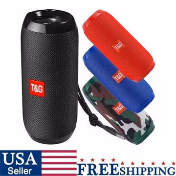 Bluetooth Speaker Wireless Waterproof Outdoor Stereo Bass USB/TF/FM Radio LOUD