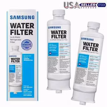 2 PACK Genuine Samsung DA97-17376B HAF-QIN/EXP REFRIGERATOR Water Filter