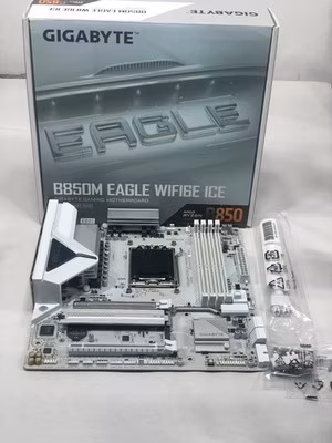 GIGABYTE - B850M EAGLE WIFI6E ICE AM5 AMD B850 Micro-ATX DDR5 Wi-Fi TESTED READ!