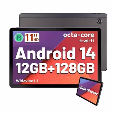 Tablet 11 inch Ultra Android 14 Tablets 12GB RAM 128GB, 1TB Expandable IPS Touch