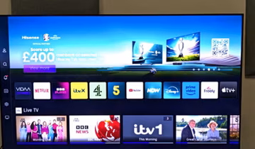 Lightly used 2024 Hisense U7N 55" MINI LED 4K Smart TV, 144HZ