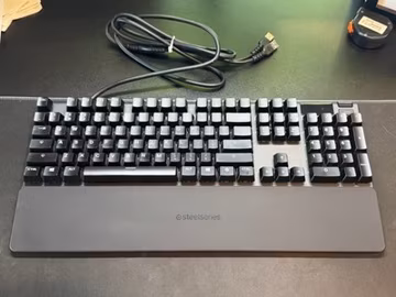 SteelSeries Apex Pro Full Size Wired Mechanical Gaming Keyboard 64626 OLED RGB