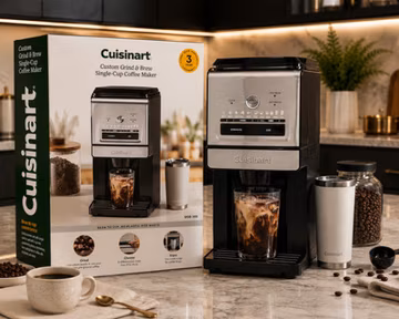 Cuisinart DGB-300 Custom Grind & Brew Single Serve Coffee Maker Bean to Cup