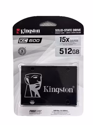 Kingston SATA SSD 512 GB 2.5 Inch KC600 For Laptop, Desktop, PC