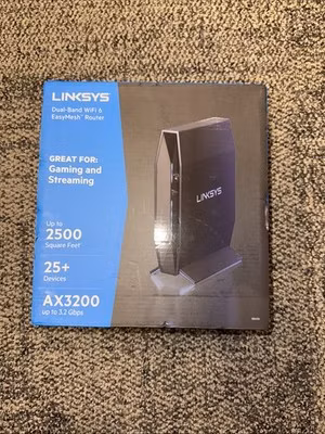 Open Box Linksys E8450 Dual-Ban Wi-Fi 6 Router Complete