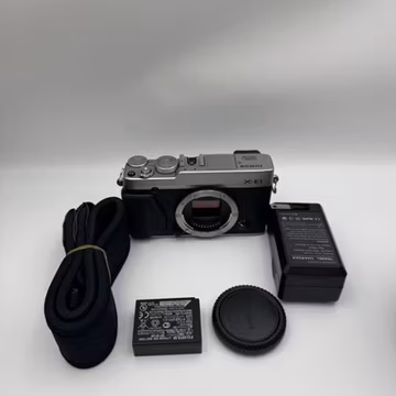 Fujifilm X-E1 16.3MP Mirrorless Digital Camera Body Silver English Language