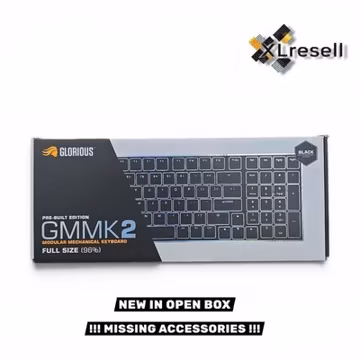 GLORIOUS GMMK 2 Gaming Mechanical Keyboard Hotswap Cherry Mx Style 96% Black