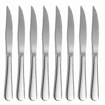 Steak Set, Kyrtaon Serrated , Stainless Steel Sharp Set, Dinner Knifes Set of...