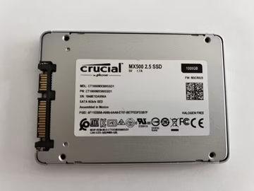 Crucial MX500 1TB SSD 2.5" SATA 6Gb/s Internal CT1000MX500SSD1 Tested & Working
