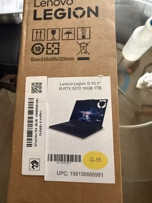 Lenovo Legion 5 15IRX10 15.1" i9-14900HX 16GB 1TB RTX 5070 W11 Black