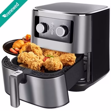 Air Fryer 5.8QT 1700W Oil Free Large Timer Cooker Easy Dishwasher-Safe US fryer