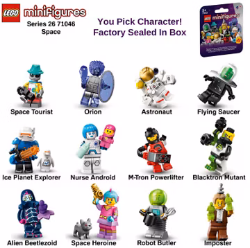 Lego Series 26 Space Minifigures 71046 New Factory Sealed In Box 2024 You Pick!