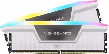 Corsair Vengeance RGB 32GB DDR5-6400 Memory white CMH32GX5M2B6400C36W 6400MT/s