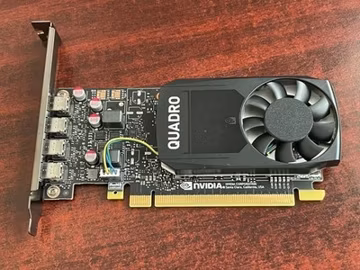 NVidia Quadro P1000 Gaming Video Graphics Card 4GB PCIe 4x Mini DP *Tested*