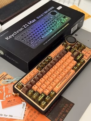 Keychron Z1 Max Aluminum Mechanical keyboard Wireless RGB Backlit knob Screen