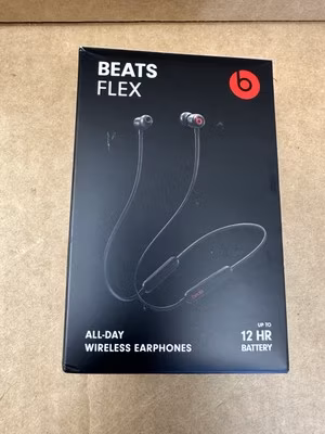 Beats Flex Wireless Earbuds Apple W1 Headphones Chip Magnetic Earphones -Black
