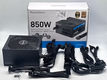 PowerSpec 850 Watt 80 Plus Gold ATX Semi-Modular Power Supply