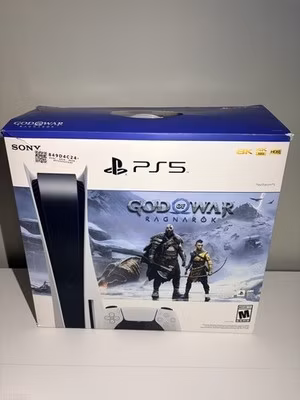 PlayStation 5 PS5 Disc Edition Console God of War Ragnarok Bundle