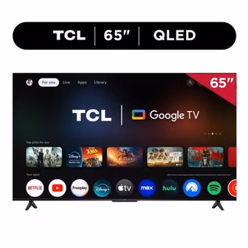 TCL 65 inch Q Series 2025 Model 4K UHD HDR QLED Smart TV with Google TV